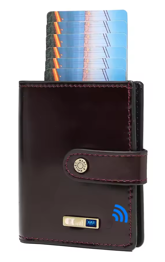 Bluetooth Smart Wallet Finds Phone & Vice Versa | GPS |Anti-Lost, Camera Control