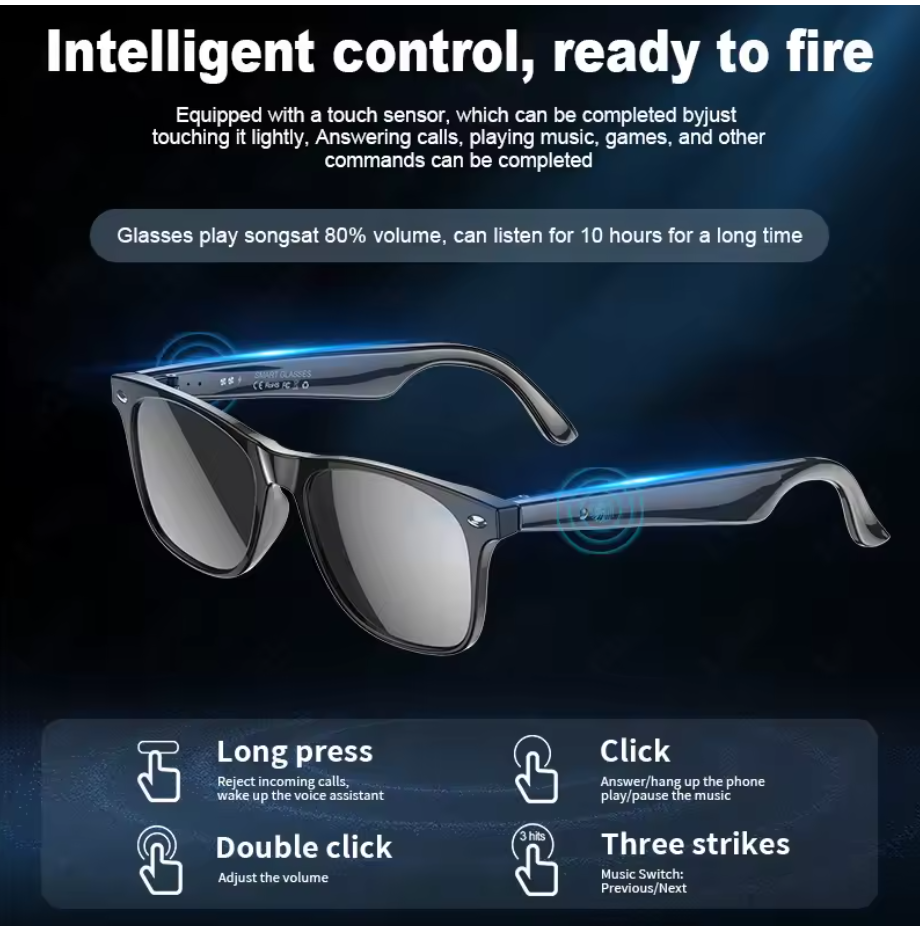 Smart Translator Glasses β Real-Time AI Voice & Text Translation, Multi-Language