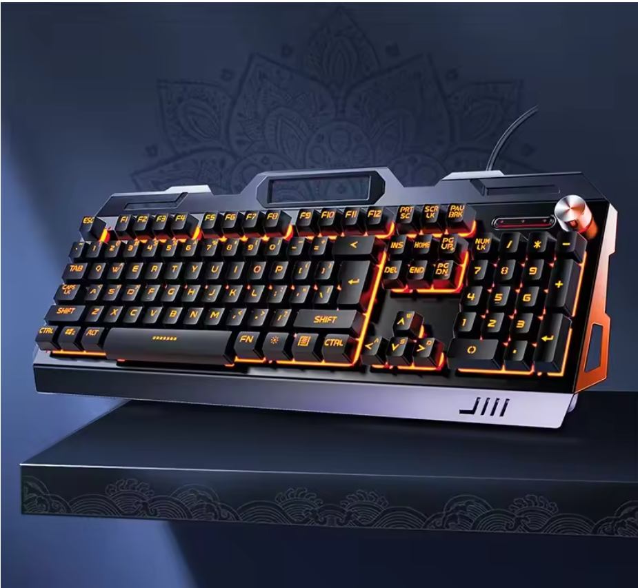 RGB Gaming Keyboard Mouse Headset Combo β Wired 3-in-1 USB Set, Backlit, Metal D
