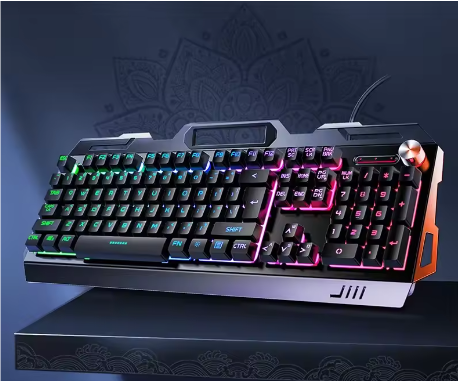RGB Gaming Keyboard Mouse Headset Combo β Wired 3-in-1 USB Set, Backlit, Metal D