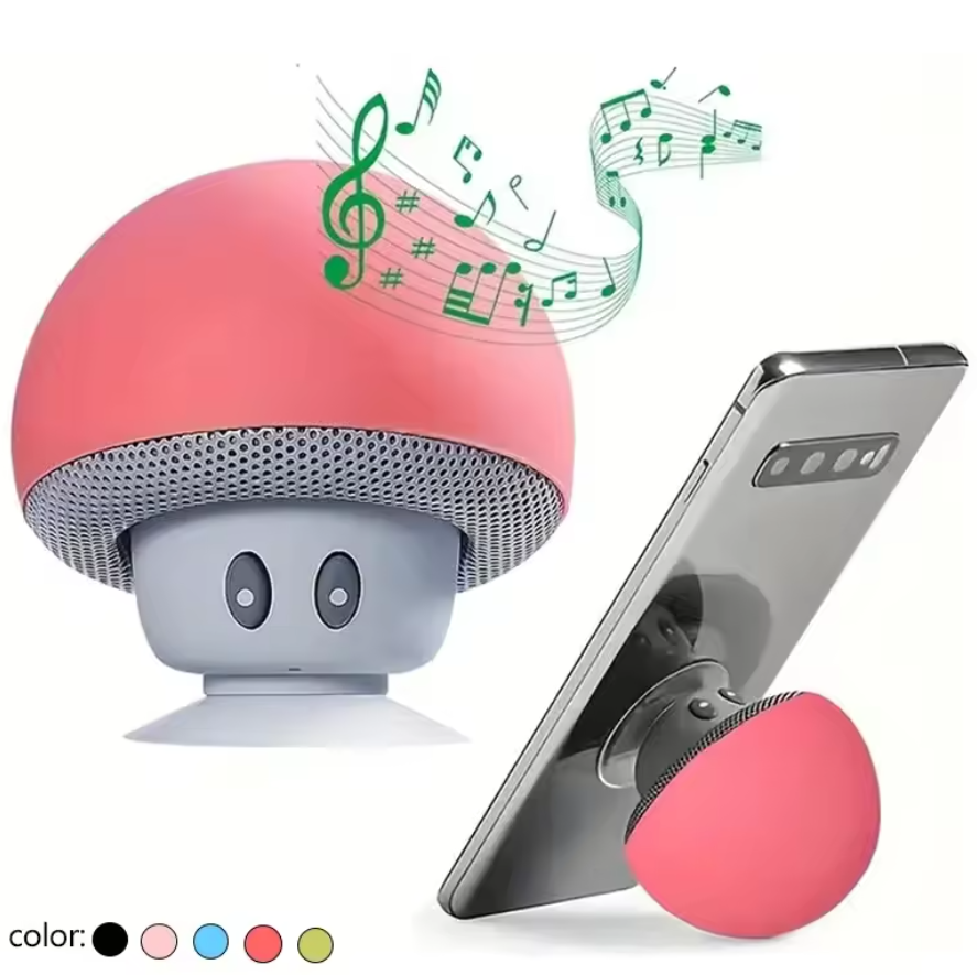 High-Quality Wireless Bluetooth Speaker β 30ft Range, Subwoofer, Suction Cup, Perfect for Phone, Cycling, Picnic & Outdoor Use