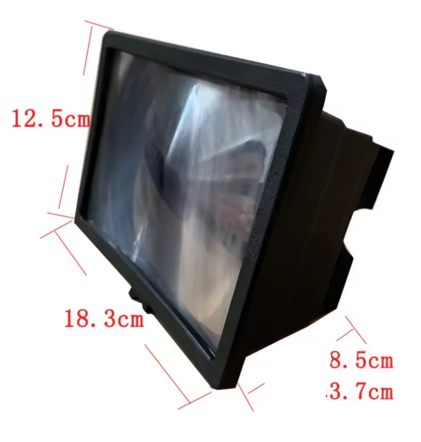 3D Mobile Phone Screen Magnifier – Foldable Desk Holder & Video Amplifier Projector for All Smartphones