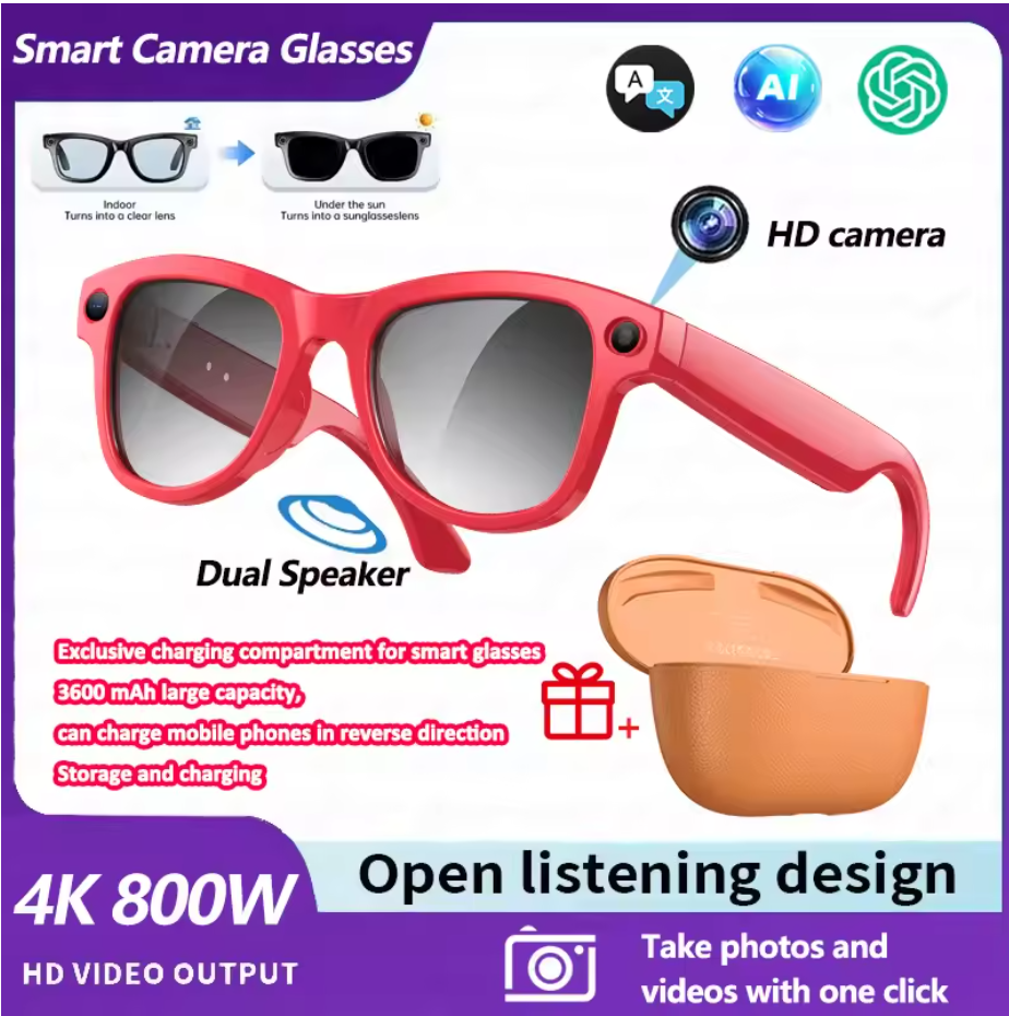 Ultra Smart Glasses with AI Translation Smart Glasses for Effortless Communication
