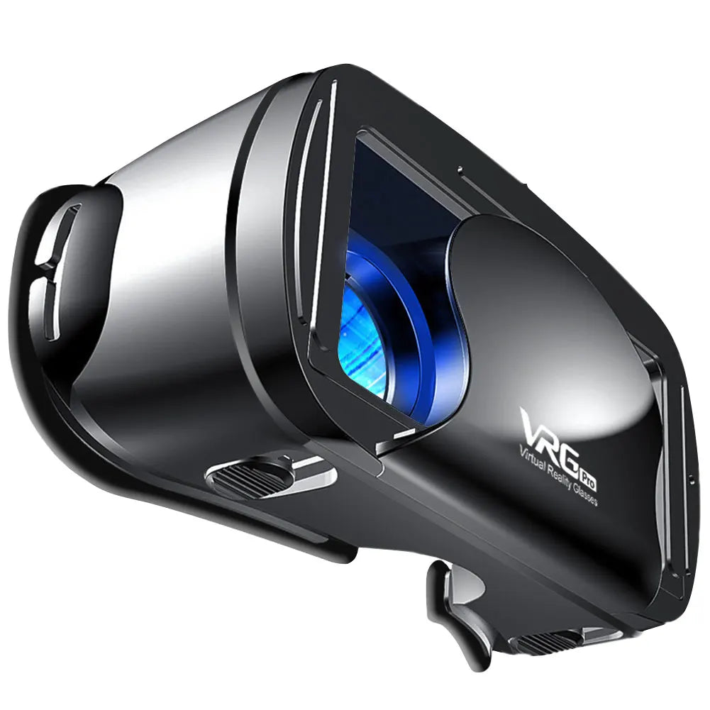 3D SMART VR HEADSET HELMET for SMART PHONE with BINOCULARS LENSES MOVIES GAMES