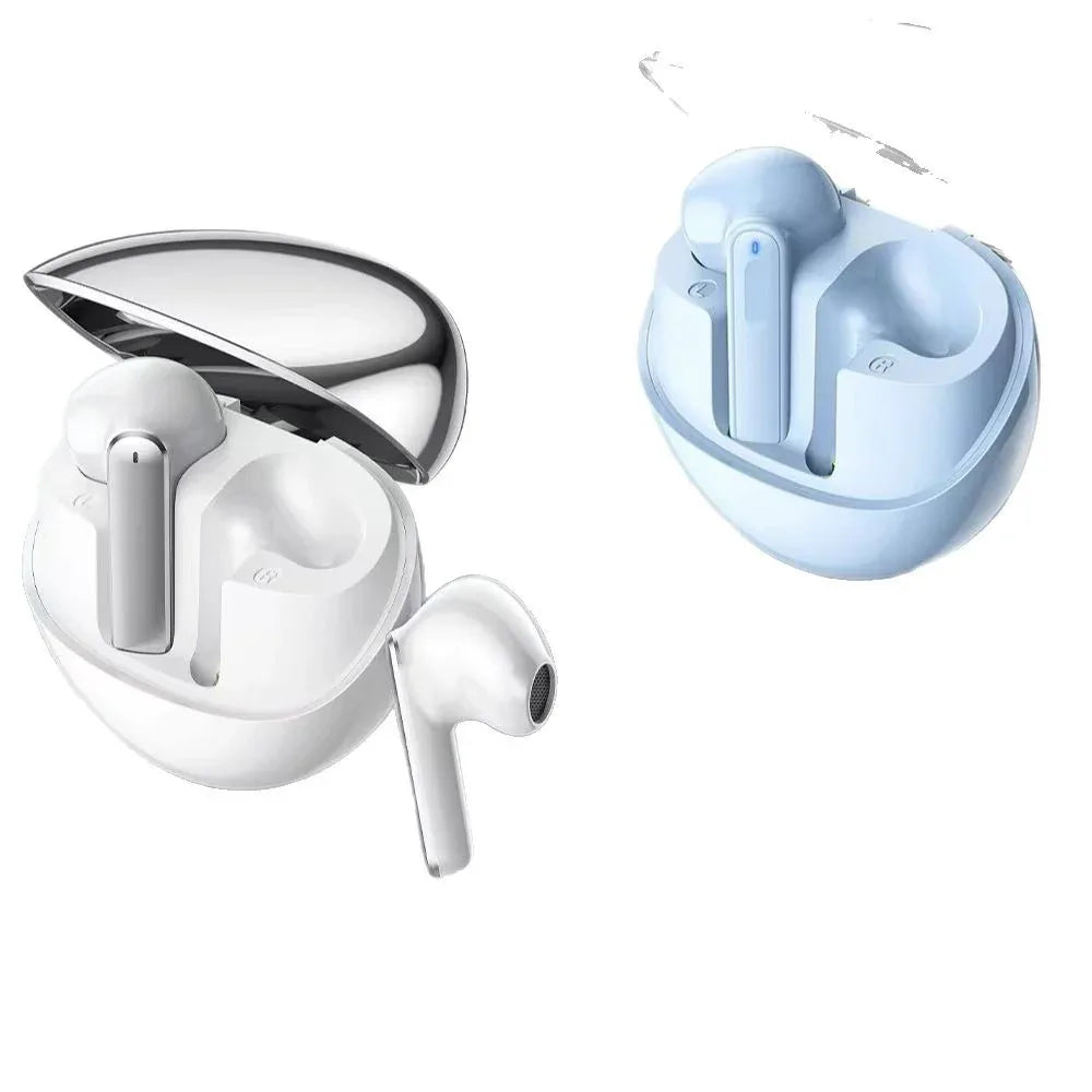 Wireless Bluetooth Headset with Transparent Design, Smart Touch Control, ENC Noise Reduction, and Long Battery Life - ZeeTec Store
