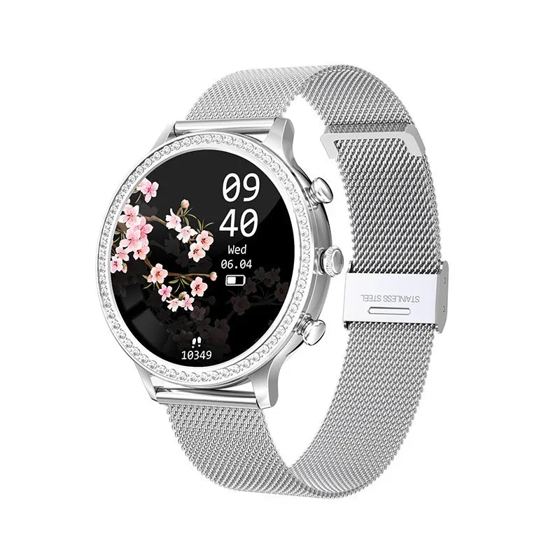 Smart Wristwatch with Health Tracking | 1.32-Inch Round Display, Bluetooth Connectivity, Heart Rate, Blood Pressure, Blood Oxygen Monitoring, Waterproof, Up to 7 Days Battery - ZeeTec Store