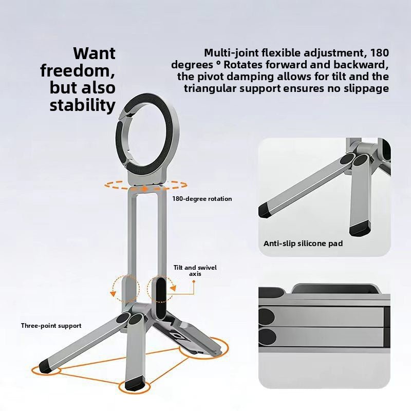 Magnetic Phone Holder with Rotatable Design