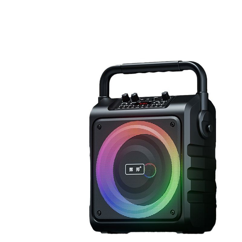 Portable Bluetooth Speaker, Built-in Microphone, Colorful Lights, Multi-Scenario Use, 10W