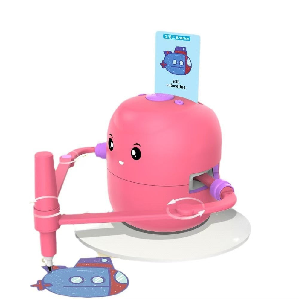 Smart Auto-Drawing Robot for Kids Early Education, Supports visual, sensory and intellectual development, Hand-Eye Coordination, Safe & Certified