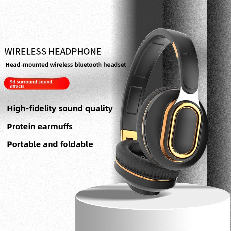 Over-ear Bluetooth headphones