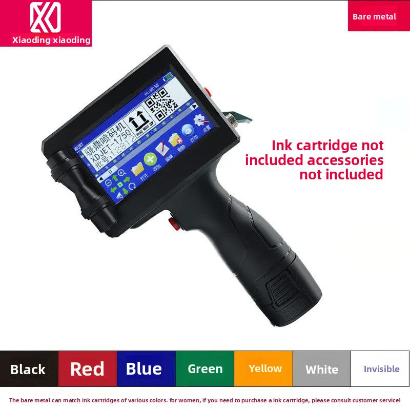 Handheld inkjet printer, Portable Design, High-Speed Printing, Versatile Ink Options, Smart Functionality: Intelligent inkjet printer for precise coding and graphics, Multiple Configurations