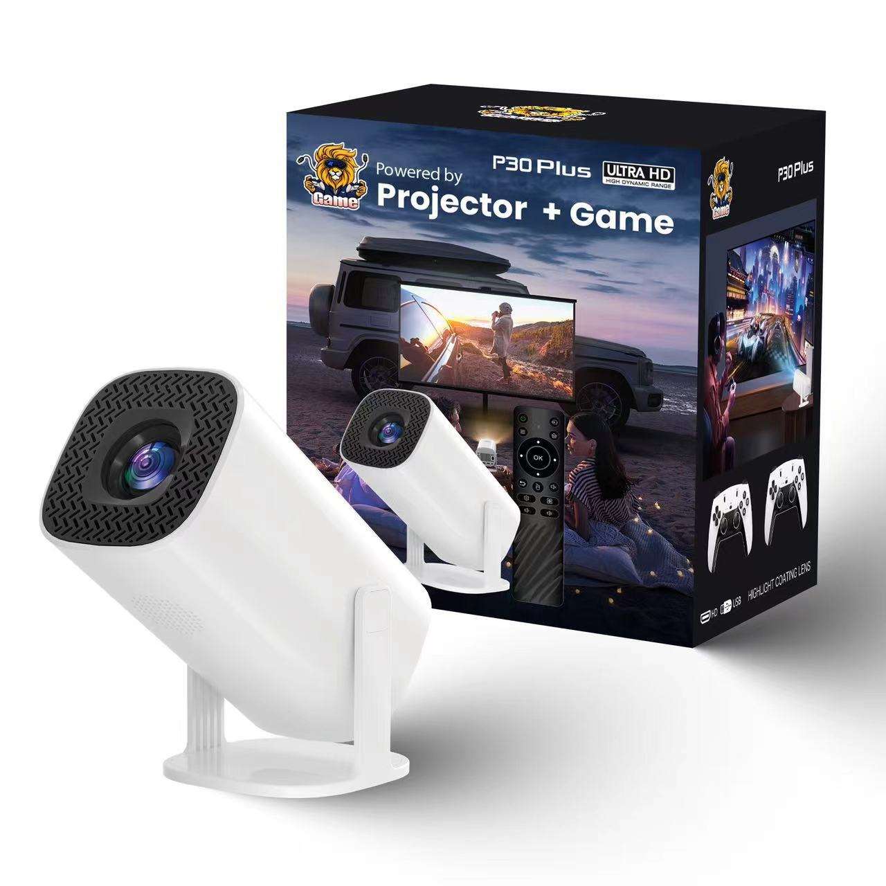 Home Theater Projector Plus Gaming, High-resolution, Supports up to 150-inch screen