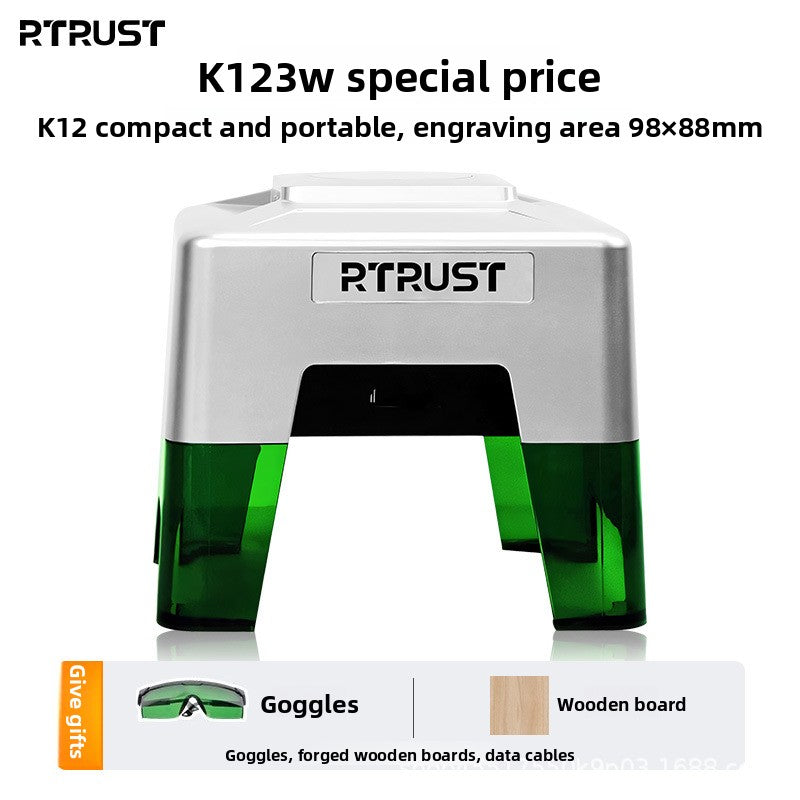Portable DIY Marking Machine, Precision Engraving, Versatile Material Compatibility: Works on wood, leather, and stainless steel, Portable Design: Lightweight (2kg),