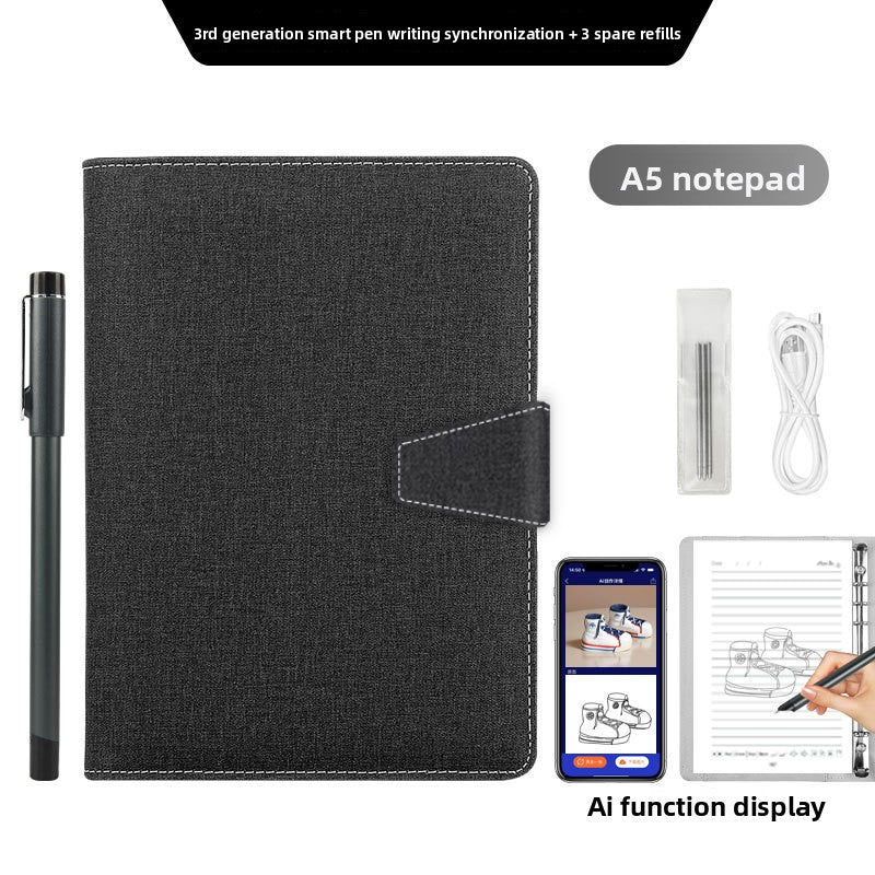 Smart Writing Notebook, Syncs with mobile devices for digital note-taking, Multifunctional, Paper Screen Sync - Transfers handwritten notes to digital formats in real-time