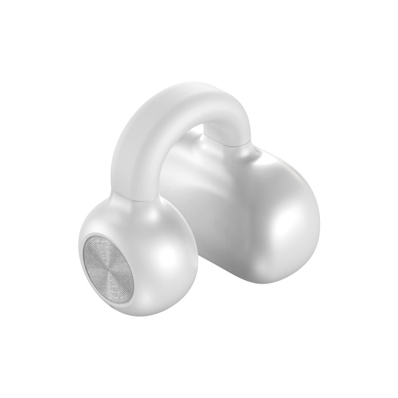 Wireless Bluetooth Ear Clip Headset, Long Battery Life Up to 7 hours of playback and 800 hours standby, Fast Charging, Voice Control & Music Support:, Lightweight Only 7g