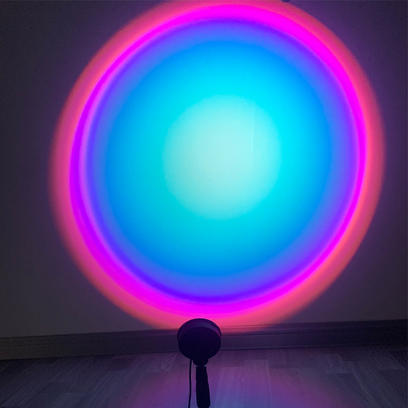 Sunset atmosphere, sunset projection photo light
