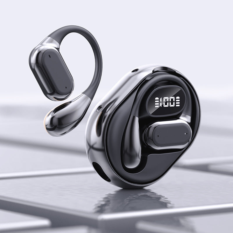 Bluetooth Headset Wireless, Digital display screen, Ear-hook design, Voice control, Long battery life