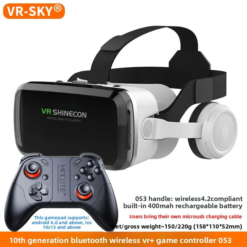 Wireless Bluetooth VR Headset G04BS - 3D Virtual Reality Game Helmet - ZeeTec Store
