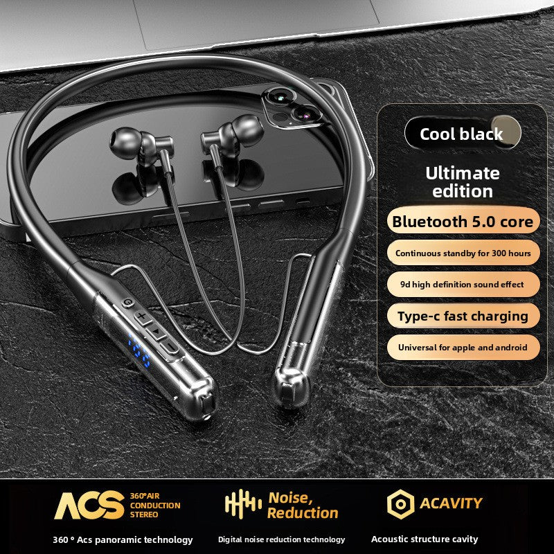 Hanging Neck Bluetooth Headset with Super Bass