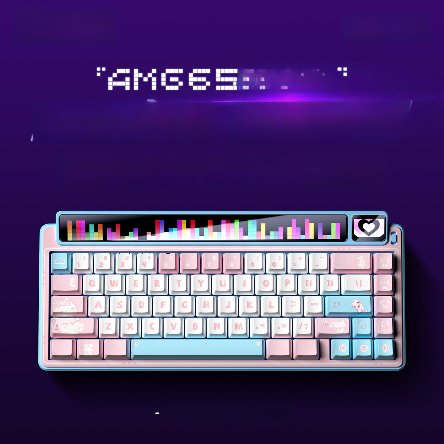 Aula LeoBog AMG65 Mechanical Keyboard Smart Screen
