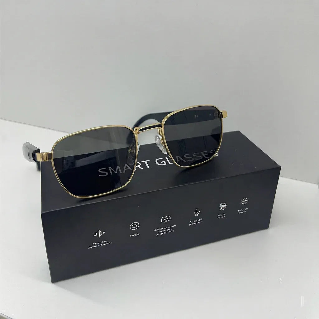 Smart Glasses Bluetooth for Men and Women - Lightweight, Interchangeable Lenses, Touch Controls, 180mAh Battery - ZeeTec Store