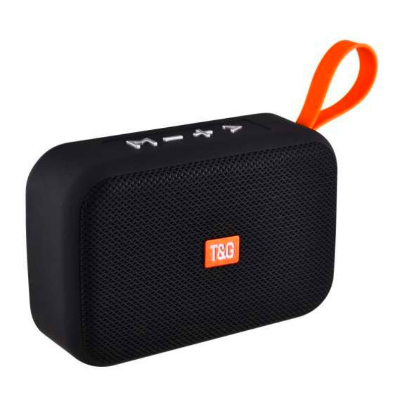 Portable wireless Bluetooth speaker, Dual Bass Boost Technology, Hands-Free Calling, Multi-Format Playback�- Supports USB/TF card and MP3, FM Radio with Auto-Scan, Compact & Portable�- Lightweight (258g)