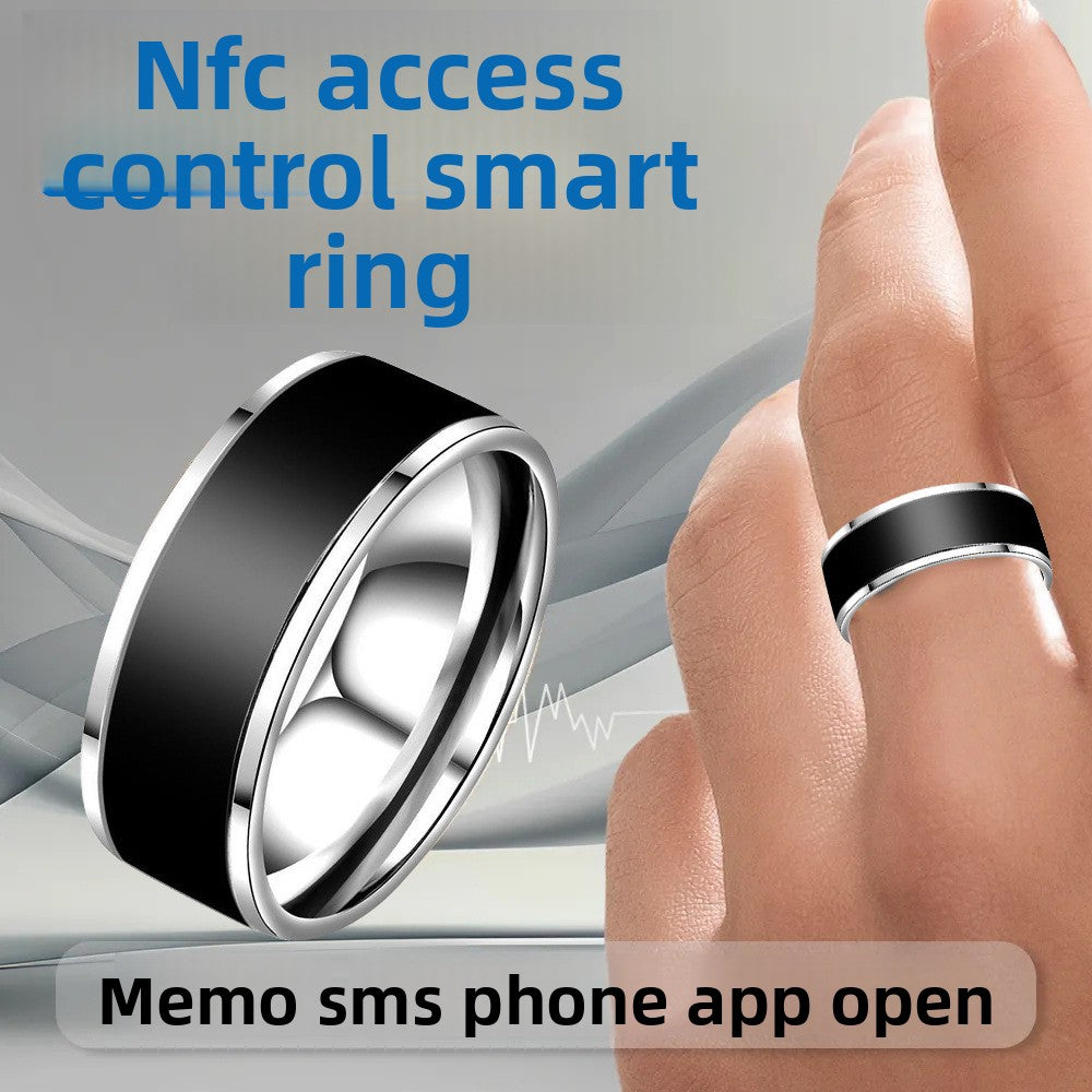 NFC Smart Ring Solar Charging Lightweight