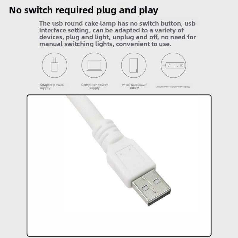Smart USB LED Voice Control Bedside Night Light