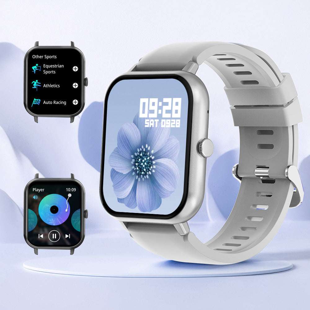 Smart Watch, 1.83 HD Display Clear and vibrant screen, Bluetooth Call Make and receive calls directly from the watch, Multi-function Modes, Remote Control Self-timer, Waterproof