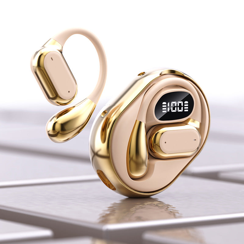 Bluetooth Headset Wireless, Digital display screen, Ear-hook design, Voice control, Long battery life