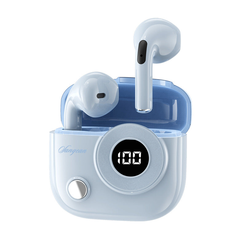 Digital Display Wireless Bluetooth, Advanced noise reduction technology, High Sound Quality, Low Latency, Long Battery Life, Voice Control, Bilateral Stereo
