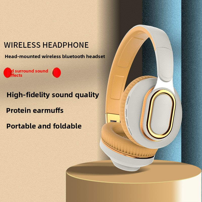 Over-ear Bluetooth headphones