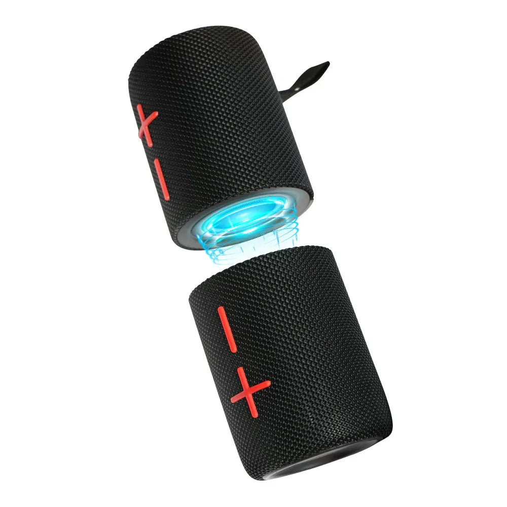 Bluetooth Speaker 20W, Magnetic Two-In-One with High-Quality Sound, Waterproof Design, Multifunctional Features including Card Slot, Lighting, and Calling Function - ZeeTec Store