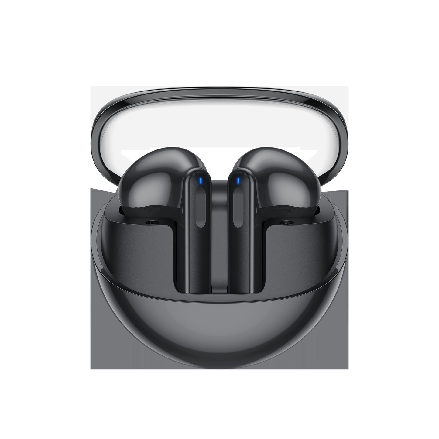 Wireless Bluetooth Headset, Transparent Design, Smart Touch Control, ENC Call Noise Reduction, Super Long Battery Life,