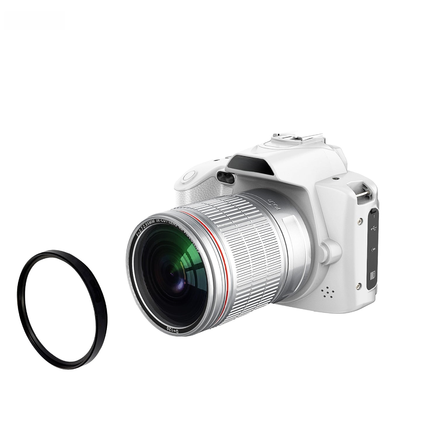 Camera 4K, Dual Lens Night Vision, 64MP High Resolution, Wifi Connectivity, HD Screen 3.0-inch, Stabilization: Electronic anti-shake, Special Features: HD video recording, manual operation