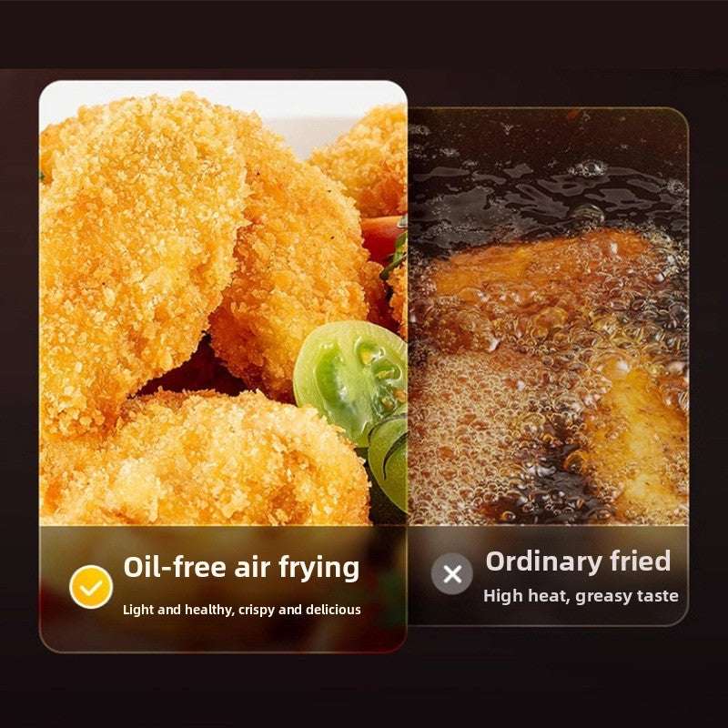 Smart Air Fryer with Visual Window, Smart Control, Large Capacity: 5L-6L, Multiple Models