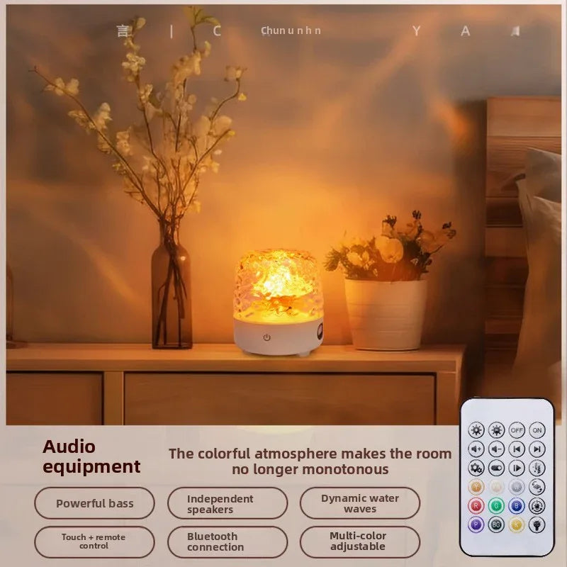 Bluetooth Speaker with Ripple Light - Ultimate Sound and Mood Enhancer - ZeeTec Store