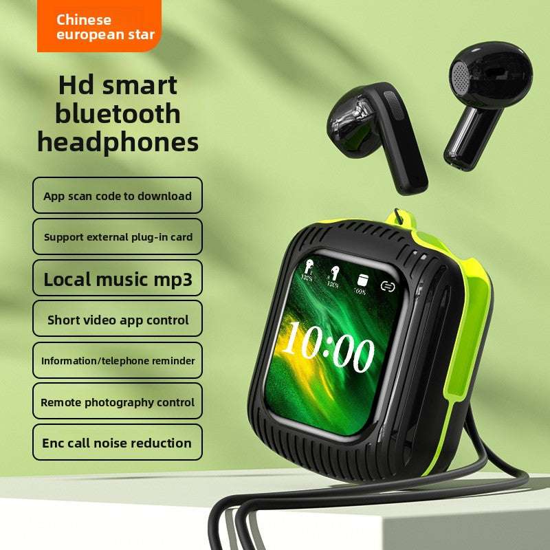 Touch Control Wireless Bluetooth Headset, Display Screen, Long Battery Life, Advanced noise reduction technology, Bilateral Stereo, Low Latency, Voice Control: Supports voice commands for hands-free use