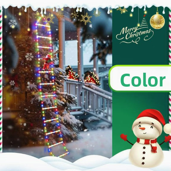 Santa Claus LED Ladder Light for Christmas Decoration - ZeeTec Store