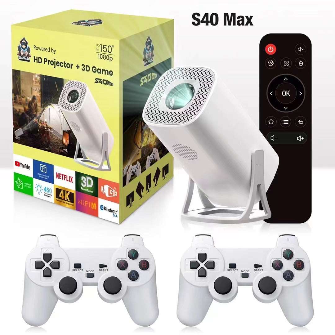 Home Theater Projector Plus Gaming, High-resolution, Supports up to 150-inch screen