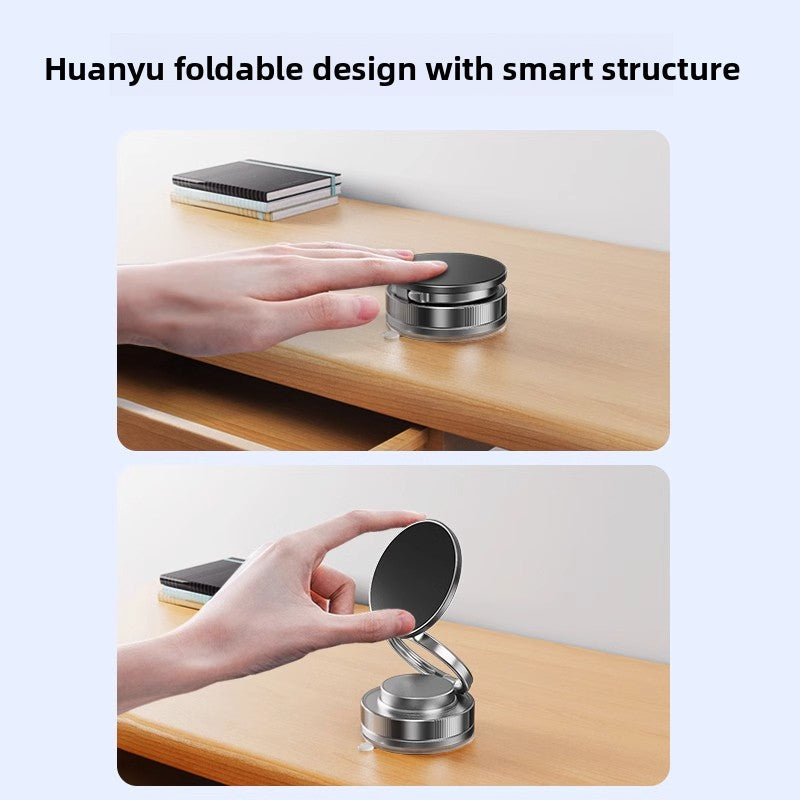 Magnetic suction mobile phone bracket