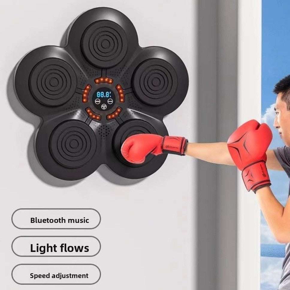 Smart Music Boxing Target, LED Button Design, Stress Relief, Portable & Lightweight, Bluetooth and LED Lights