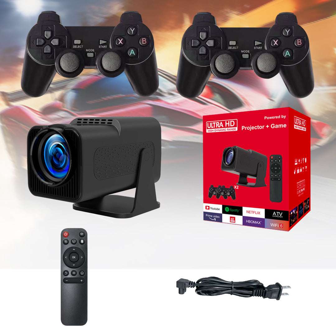 Home Theater Projector Plus Gaming, High-resolution, Supports up to 150-inch screen