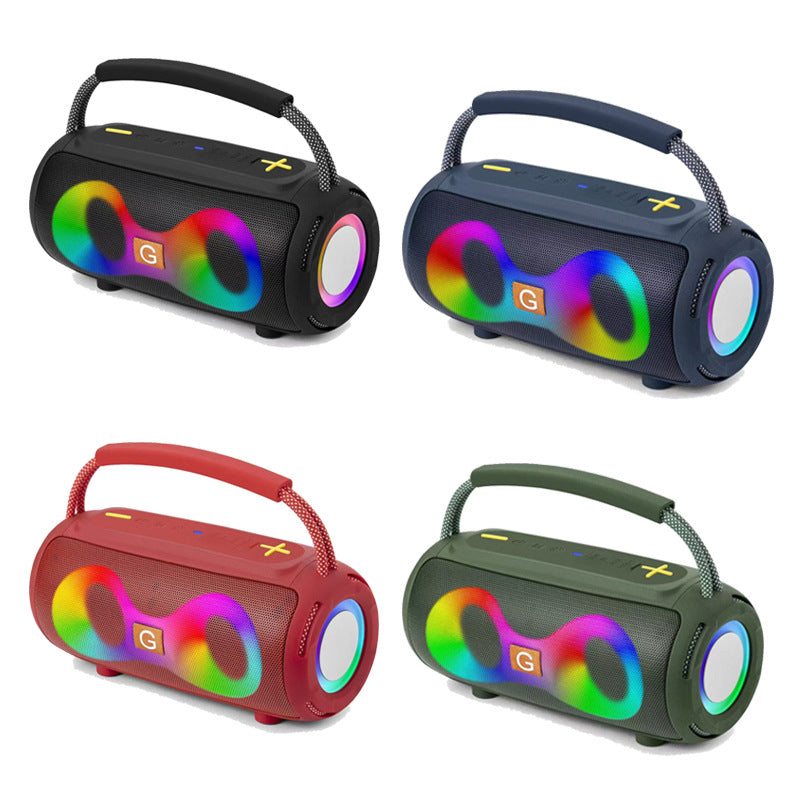Wireless Bluetooth speaker, High-Power Sound: 10W, Multi-Scene Use, Built-in Battery: 1800mAh, Ambient Lighting