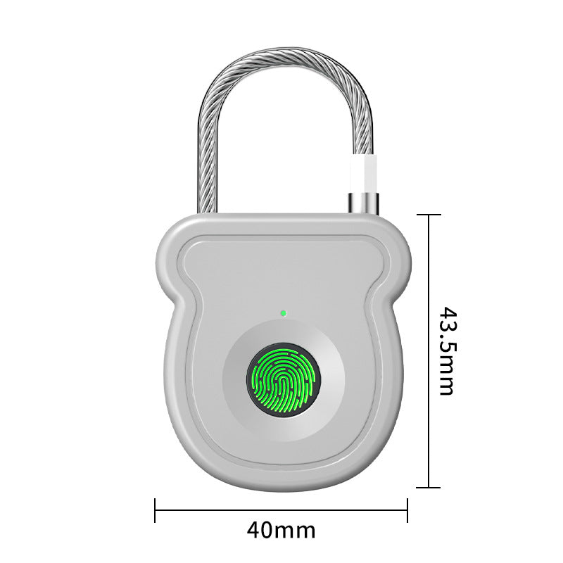 Smart Fingerprint Lock Padlock, High Durability, Long Battery Life, Fast Scanning