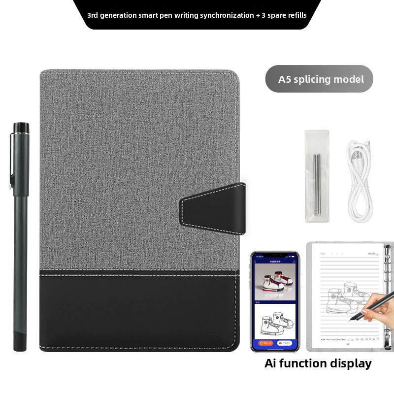 Smart Writing Notebook, Syncs with mobile devices for digital note-taking, Multifunctional, Paper Screen Sync - Transfers handwritten notes to digital formats in real-time
