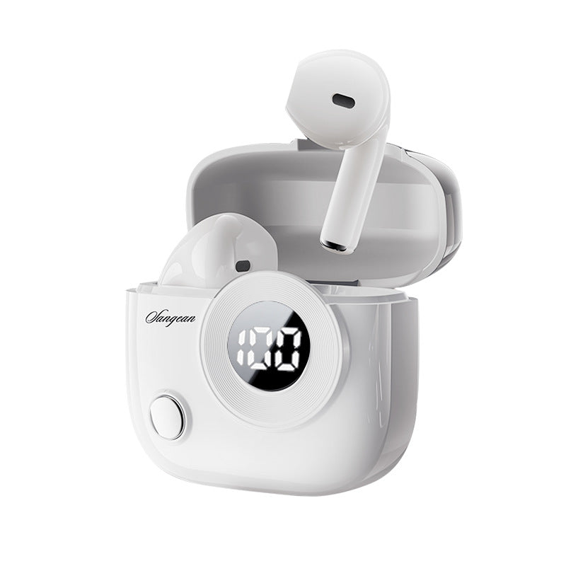Digital Display Wireless Bluetooth, Advanced noise reduction technology, High Sound Quality, Low Latency, Long Battery Life, Voice Control, Bilateral Stereo