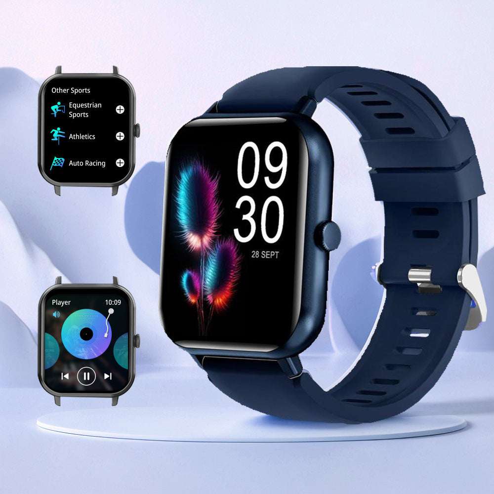 Smart Watch, 1.83 HD Display Clear and vibrant screen, Bluetooth Call Make and receive calls directly from the watch, Multi-function Modes, Remote Control Self-timer, Waterproof