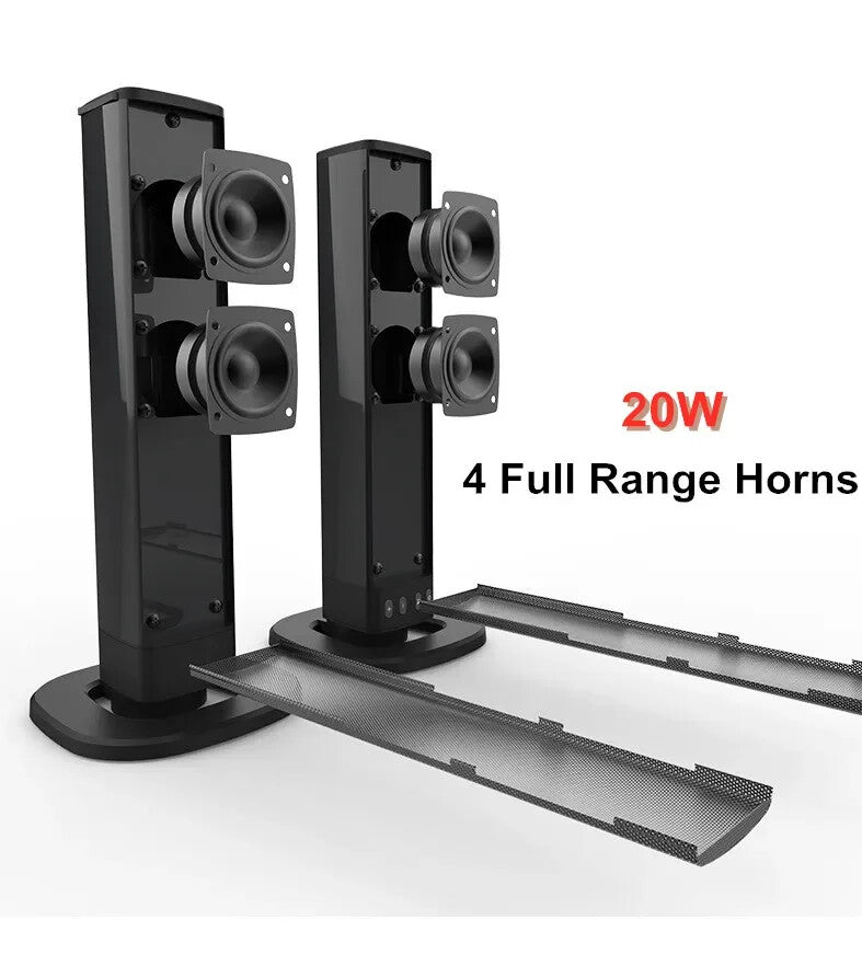 Foldable Split Bluetooth speaker Home Theater 3D Stereo surround Soundbar