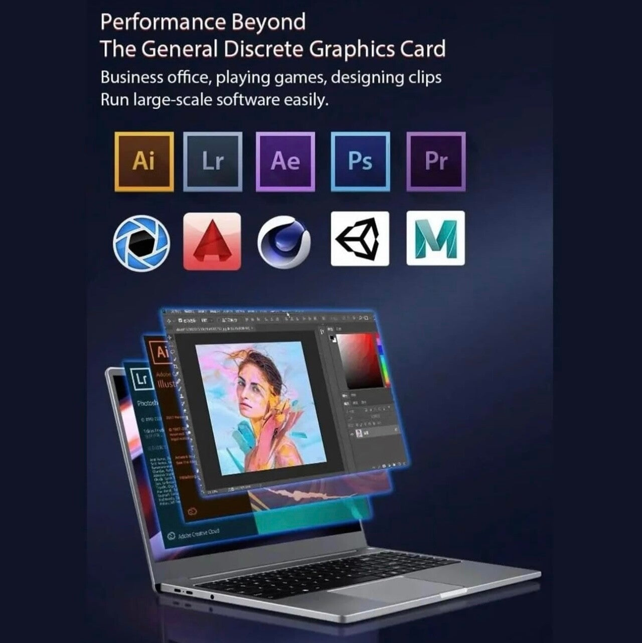 ZeeTec 15.6β SLIM POWERFUL GAMING LAPTOP COMPUTER AMD Ryzen 7 16GB RAM 512GB SSD